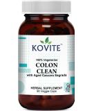 Kovite Colon Clean with Aged Cascara Sagrada - 90 Vegetarian Capsules | Kosher Certified - Buy Online on GoSupps.com