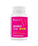 Safrel Boric Acid Vaginal Suppositories - 60 Count | 100% Pure USA-Made for Women's Wellness pH Balance & Odor Control - Buy Online on GoSupps.com