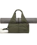 Women's Yoga Gym Bag with Shoe Compartment & Mat Holder, Burnt Olive - Medium - Buy Online on GoSupps.com