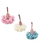 3-Piece Ice Cream Bath Balls for Kids | Skin Exfoliating Sponge and Body Scrubber | Bath Shower Accessories - Buy Online on GoSupps.com