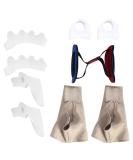 Toe Separators 9 Pcs Hallux Valgus Corrector & Bunion Protector Kit for Pain Relief & Proper Toe Alignment | International Shipping Available - Buy Online on GoSupps.com