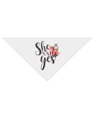 Emsea Dog Haller 'She Said Yes' - Triangle Accessory for Medium & Large Dogs | Perfect for Photos Parties & Weddings - Buy Online on GoSupps.com