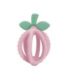 Itzy Ritzy Silicone Teething Ball & Training Toothbrush - BPA-Free Bitzy Biter Lemon-Shaped Teething Toy for Babies - Pink Lemonade - Buy Online on GoSupps.com