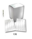 New Star Tattoo 100PCS 13G Sterile Steel Body Piercing Needles - Professional Supply - Buy Online on GoSupps.com