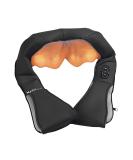 Maxxmee Shiatsu Neck & Shoulder Massage Device | Pressure Massage with Heat & Red Light | 4 Rotating Massage Balls for Muscle Relaxation | Gray/Black - Buy Online on GoSupps.com