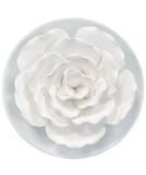 Passive Ceramic Essential Oil Diffuser - Non-Electric Mini Diffuser for Home & Office Decor | White Hibiscus - Buy Online on GoSupps.com