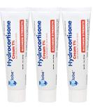 3-Pack Hydrocortisone Maximum Strength Cream 1% - Anti-Itch Relief for Redness, Swelling, Bug Bites, Eczema, Hemorrhoids & More - Buy Online on GoSupps.com