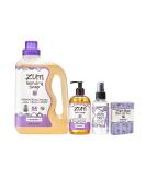 Indigo Wild Zum Home Essentials: Laundry Soap Liquid Hand Soap Air Freshener & Goat Milk Soap - Lavender - 64 oz 12 fl oz 4 fl oz 3 oz - International Shipping Available - Buy Online on GoSupps.com