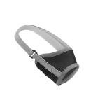 Adjustable Nylon Dog Muzzle for Small & Medium Dogs | Breathable Quick-Fit Design | Prevent Chewing & Barking - Black - Buy Online on GoSupps.com