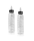 2pcs 110ML Hair Oil Applicator Bottles | Squeeze Plastic Bottles for Hair Dye & Colour | Graduated Design for Home & Salon Hair Care - Buy Online on GoSupps.com