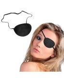 Monocular Black Eye Patch - Washable Medical Eye Patch for Amblyopia & Pirate Costume | Ideal for Adults & Children - Buy Online on GoSupps.com