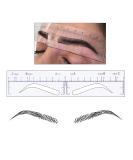 CHOOSE-IT Brow Stamp Tool - 50Pcs High Arch Microblading Ruler Sticker & Eyebrow Shaping Stencils Kit - Buy Online on GoSupps.com