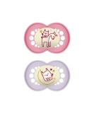 MAM Original Night Schnuller in the 2 Set bright & tooth-friendly baby pacifier from sustainable & organic-renewable materials with pacifier box 6-16 months Reh / owl Reh / owl 6-16 / silicone / night tooth-friendly - Buy Online on GoSupps.com