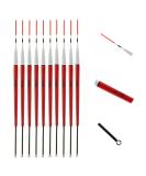 Origlam 10-Pack Red Fishing Floats - 2g Pole Float Set for Tackle and Equipment - Buy Online on GoSupps.com