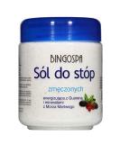 BINGOSPA Dead Sea Mineral Foot Salt with Guarana - Relief for Tired Feet & Foot Pain - 550g - Buy Online on GoSupps.com