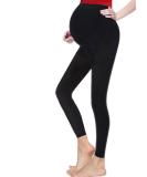 Crazy Chick Maternity Over Bump Black Leggings | Full Ankle Length, Stretchy & Adjustable - Buy Online on GoSupps.com