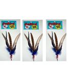 GoCat DaBird SUPER Feather Refill Pack of 3 - Assorted Colors - Buy Online on GoSupps.com