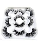 HBZGTLAD 5 Pairs 25mm 3D Mink Lashes - Bulk Faux Natural False Eyelashes for Wholesale | Custom QZ-09 - Buy Online on GoSupps.com