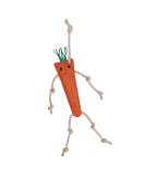 Horse Toy 31 CM | QHP Carrot Design | Safe & Easy to Hang | Prevent Boredom in Horses - Buy Online on GoSupps.com