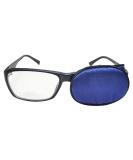 Blue Silk Eye Cover for Amblyopia & Strabismus - Adult Glasses Patch | International Shipping - Buy Online on GoSupps.com