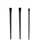 3pcs Eyeliner Brush Kit - Flat & Fine Angled Brushes for Eyeliner and Brow Makeup - Buy Online on GoSupps.com