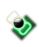 Kuaguozhe Bright Green Silicone Case for Apple AirTag - GPS Finder Dog Collar Holder & Pet Loop Sleeve - Buy Online on GoSupps.com