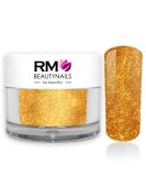 Acrylic Color Powder - Golden Glow Glitter for Nail Design | 10g - RM BeautyNails - Buy Online on GoSupps.com