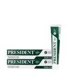 President Toothbrush Set - Anti-Plaque Refreshing Care with Herbal Extracts | 2 x 75 ml for Everyday Use - Buy Online on GoSupps.com