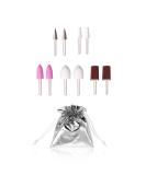 2-Pack Electric Nail File Replacement Attachments - 5-in-1 Buffer, Polisher, Shaper, Shiner with Stand & LED Light - Buy Online on GoSupps.com