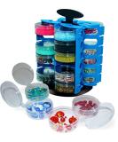 Tidy Crafts Quad Stow N Go Blue Bead Organizer for Jewelry, Notions, and Crafts - Buy Online on GoSupps.com