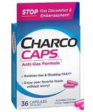 Charcocaps Anti-Gas Dietary Supplement 36 Capsules - Natural Gas Relief Formula - Buy Online on GoSupps.com
