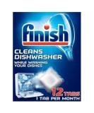 Finish In-wash Dishwasher Cleaner (12 tablets) - Buy Online on GoSupps.com