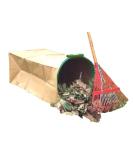 Leaf Gulp II Lawn Bag Holder for Paper Leaf Bags | Hands-Free Bagging | Sweep Yard & Garden Debris | Made in USA - Buy Online on GoSupps.com
