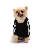 QiCheng&LYS Small Dog Hoodie - Winter Knitted Sweater Coat for Small Dogs (Black S) | International Shipping Available - Buy Online on GoSupps.com