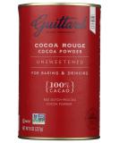 Guittard Unsweetened Rouge Red Dutch Process Cocoa Powder - Two 8oz Cans - Buy Online on GoSupps.com