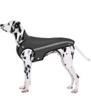 Slowton Dogs Winter Jacket | Adjustable Waterproof Dog Coat with Reflective Stripes | Warm Snowsuit for Pets (L Gray) - Buy Online on GoSupps.com