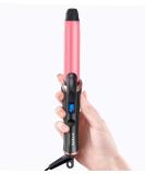 1 Inch Travel Curling Iron - Mini Hair Curler with Temp Control Dual Voltage 5 Heat Settings Auto Shut-off - Pink - Buy Online on GoSupps.com
