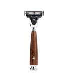 M HLE Rytmo Wet Razor - Dark Ash Brown | Compatible with Gillette Blades - 1 Pack for Smooth Shaving - Buy Online on GoSupps.com