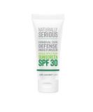 Naturally Serious Mineral Sun Defense Moisturizer SPF 30 | Vegan Cruelty-Free Mineral Sunscreen for Face - Broad Spectrum Protection - Buy Online on GoSupps.com