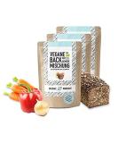 3 Vegan Baking Mix with Vegetables - Organic Lower-Carb Bread Alternative | Plant Protein & Fiber-Rich for Keto Diet - Buy Online on GoSupps.com