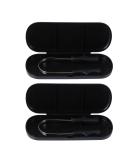 Healifty Stainless Steel Tongue Scraper Set - Medical Grade Tongue Cleaner with Storage Case for Men, Women, Kids - Reusable and Hygienic (Black) - Buy Online on GoSupps.com