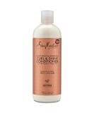 Shea Moisture Curl & Shine Conditioner - Coconut & Hibiscus Frizz Control 16 Fl Oz - Best Curly Hair Product for Healthy Curls - Buy Online on GoSupps.com
