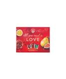 Teekanne All You Need is LOVE Fruit Infusion Tea Collection Selection Gift Box 3 Types 30 Tea Bags - Buy Online on GoSupps.com