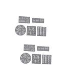 Coheali 10 pcs Nail Shape Silicone Templates | DIY Nail Art Decoration 3D Nail Charms & Resin Shapes - Buy Online on GoSupps.com