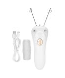 Buy Electric Epilator with USB Charging & Cotton Facial Thread - Pink & Gold | International Shipping Available - Buy Online on GoSupps.com