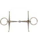 HKM Full Cheek Snaffle - Single Jointed Stainless Steel 16mm/15.5cm | International Shipping Available - Buy Online on GoSupps.com