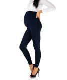 FUTURO FASHION Maternity Leggings | Full Ankle Length Cotton Pants for Women | Comfortable Pregnancy Belly Support | Size 8-22 | Navy Blue - Buy Online on GoSupps.com