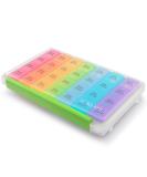 Sukuos 28 Day Monthly Pill Organizer - Large Moisture-Resistant Case for Pills/Vitamins/Supplements - Buy Online on GoSupps.com