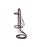 SilverFox Brown Pony Raised Snaffle Bridle - High-Quality Equestrian Gear - Buy Online on GoSupps.com