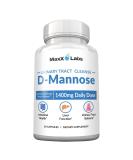 Fast Acting 1400mg D-Mannose Capsules with Cranberry Extract for UTI Relief - Gluten-Free & Non-GMO - Buy Online on GoSupps.com